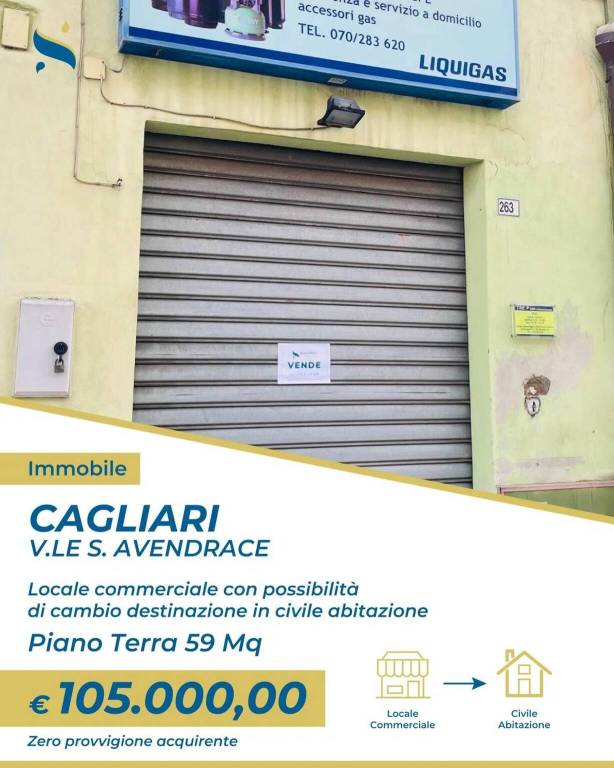 negozio in vendita a Cagliari in zona Sant'Avendrace
