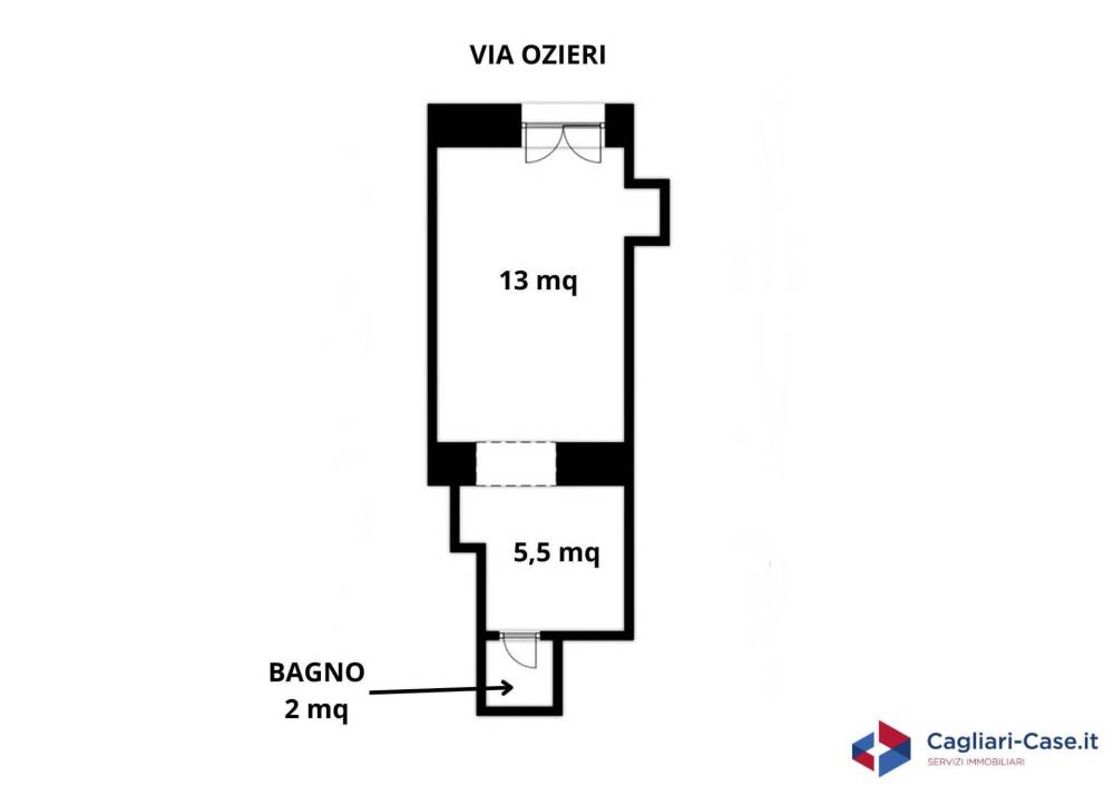 locale commerciale in vendita a Cagliari in zona Villanova