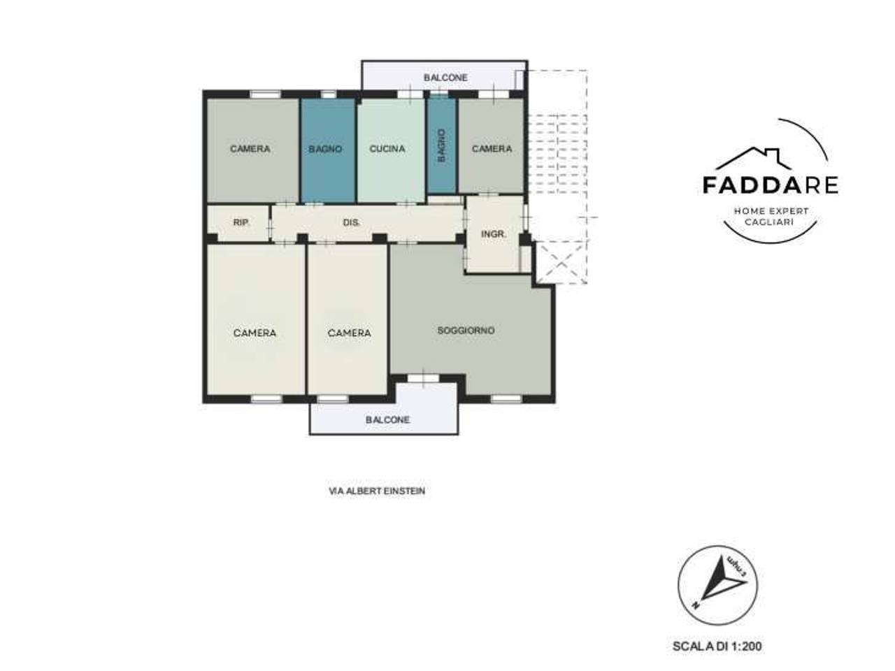 appartamento in vendita a Cagliari in zona Monte Mixi