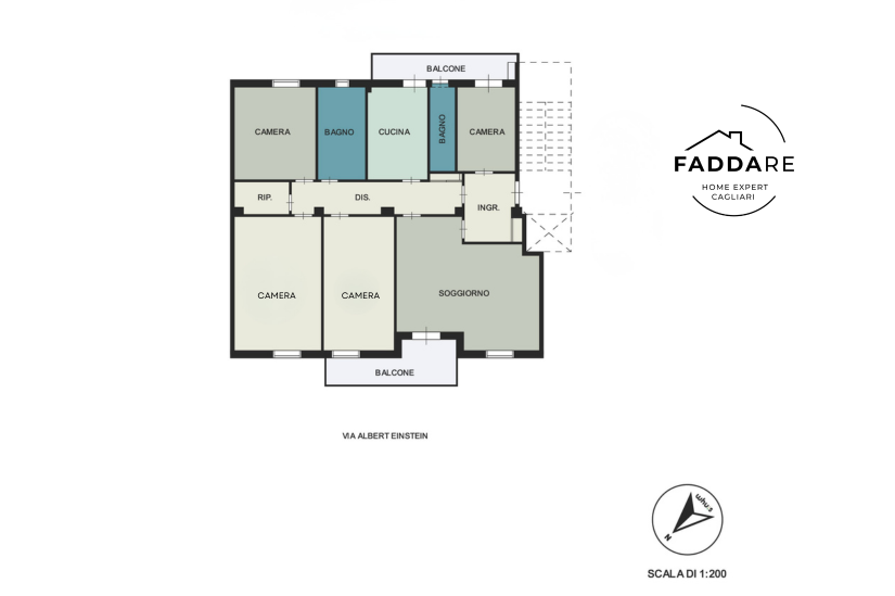 appartamento in vendita a Cagliari in zona Monte Urpinu