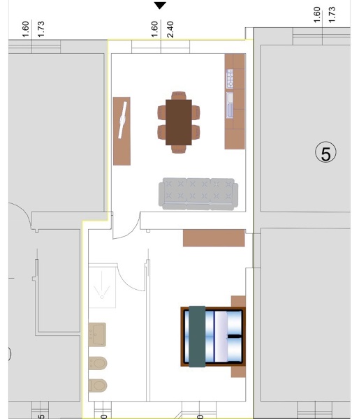 appartamento in vendita a Cagliari in zona Stampace/Punici