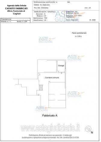 locale commerciale in vendita a Cagliari in zona Tribunale