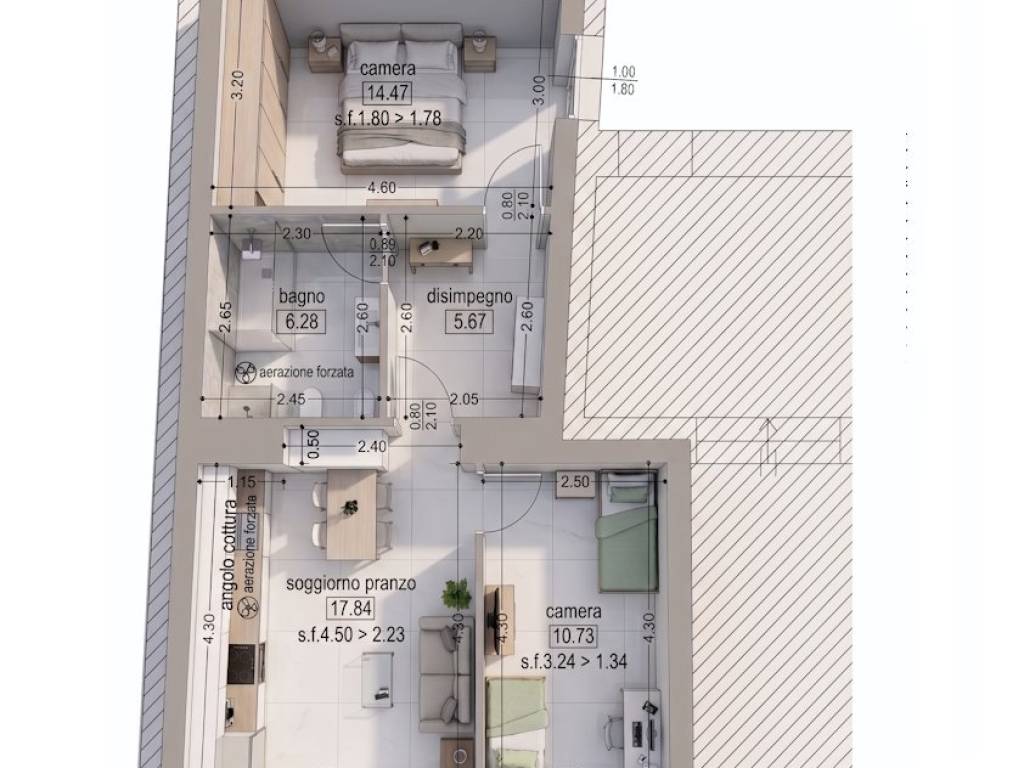 appartamento in vendita a Cagliari in zona Villanova
