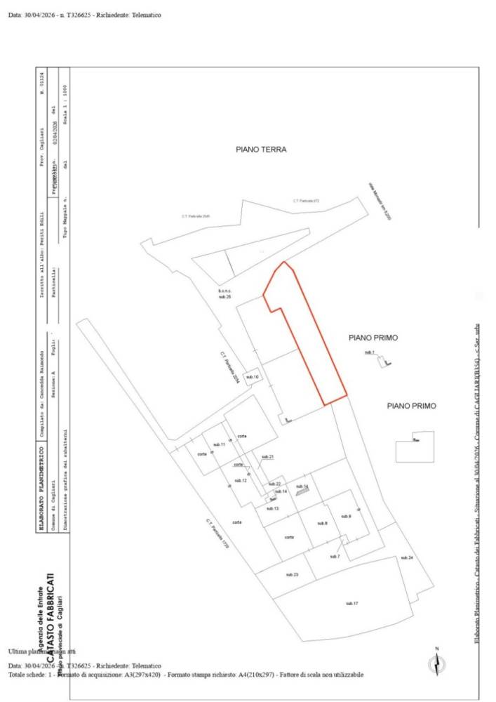terreno edificabile in vendita a Cagliari in zona Sant'Avendrace