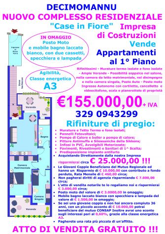 appartamento in vendita a Decimomannu