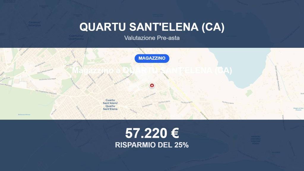 locale commerciale in vendita a Quartu Sant'Elena