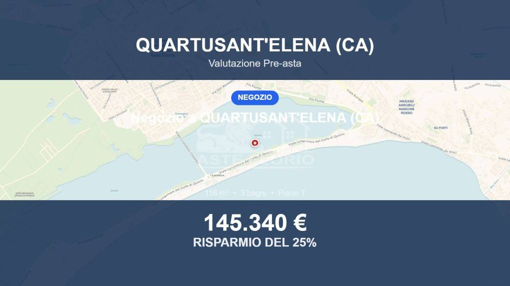 negozio in vendita a Quartu Sant'Elena in zona Quartello