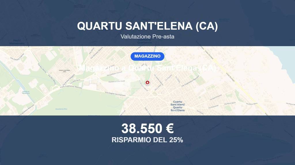 locale commerciale in vendita a Quartu Sant'Elena