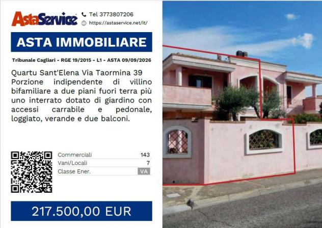 quadrivano in vendita a Quartu Sant'Elena