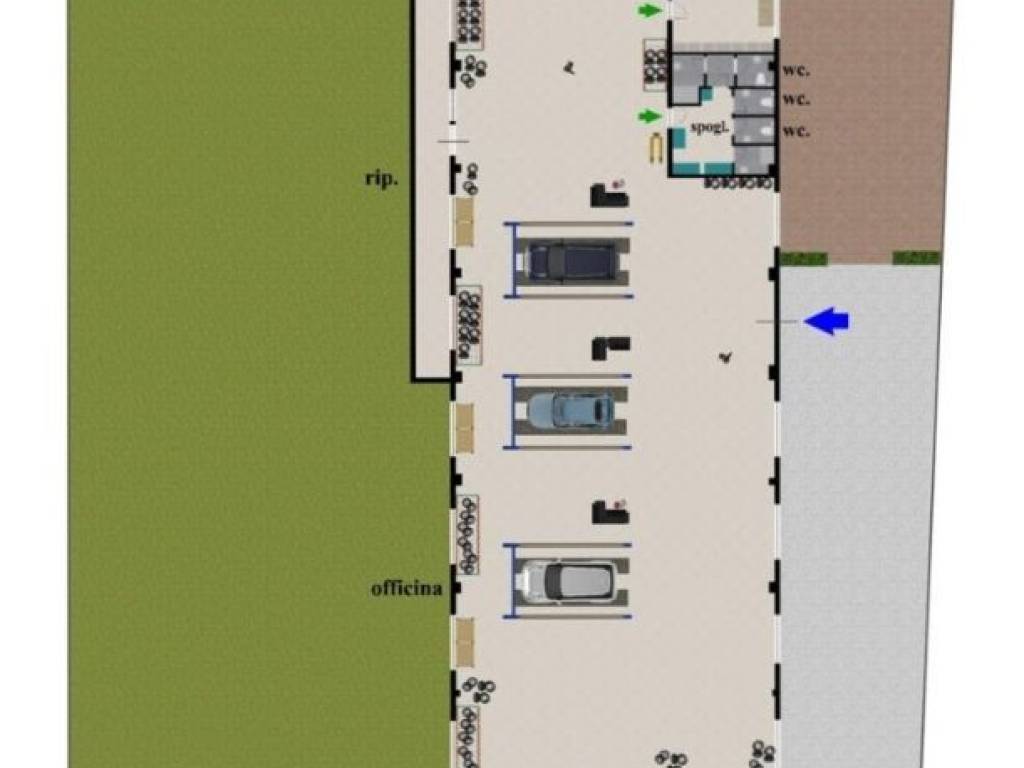 locale commerciale in vendita a Selargius