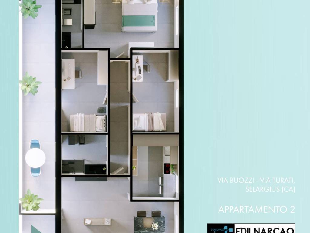 appartamento in vendita a Selargius