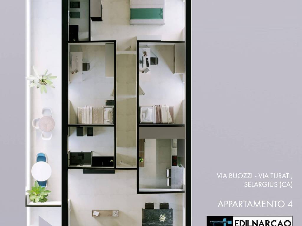appartamento in vendita a Selargius