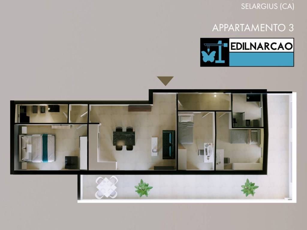 appartamento in vendita a Selargius