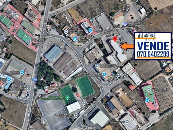 locale commerciale in vendita a Selargius