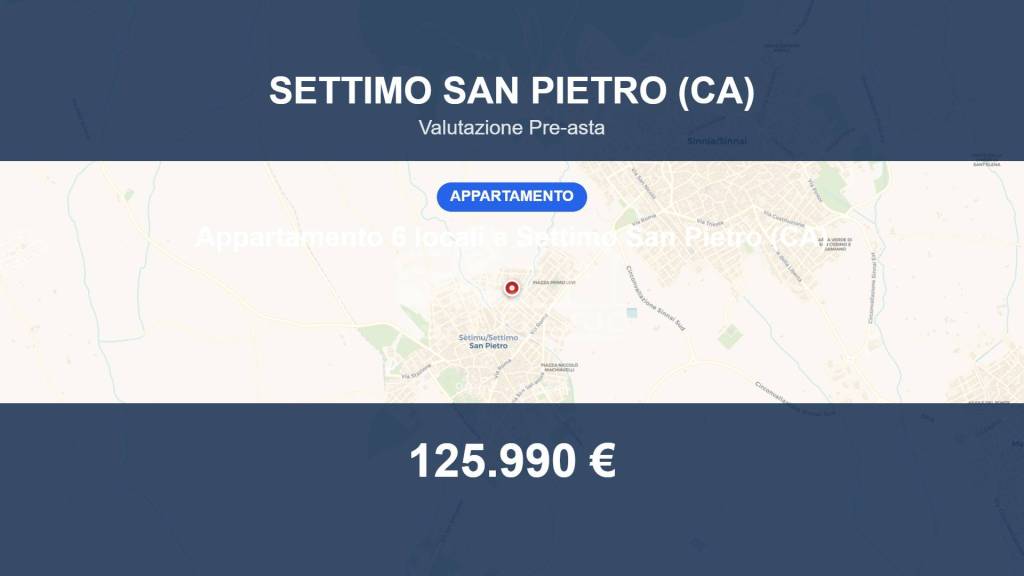 appartamento in vendita a Settimo San Pietro