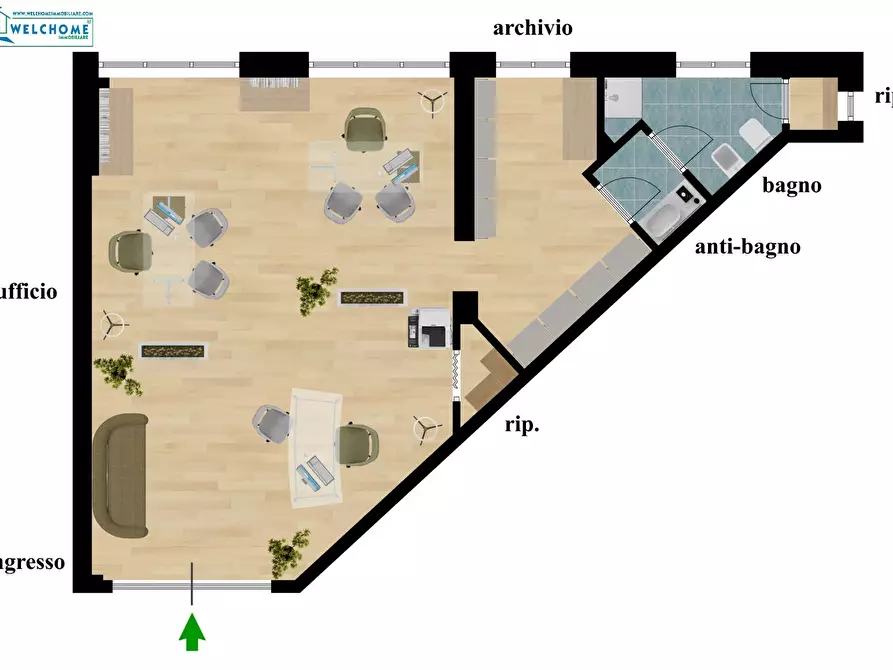 ufficio in vendita a Sinnai