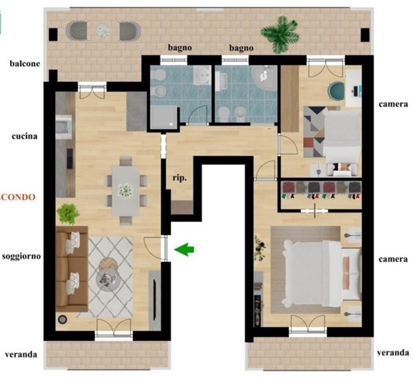 appartamento in vendita a Quartucciu