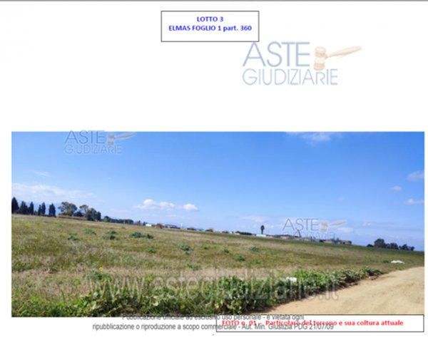terreno agricolo in vendita ad Elmas