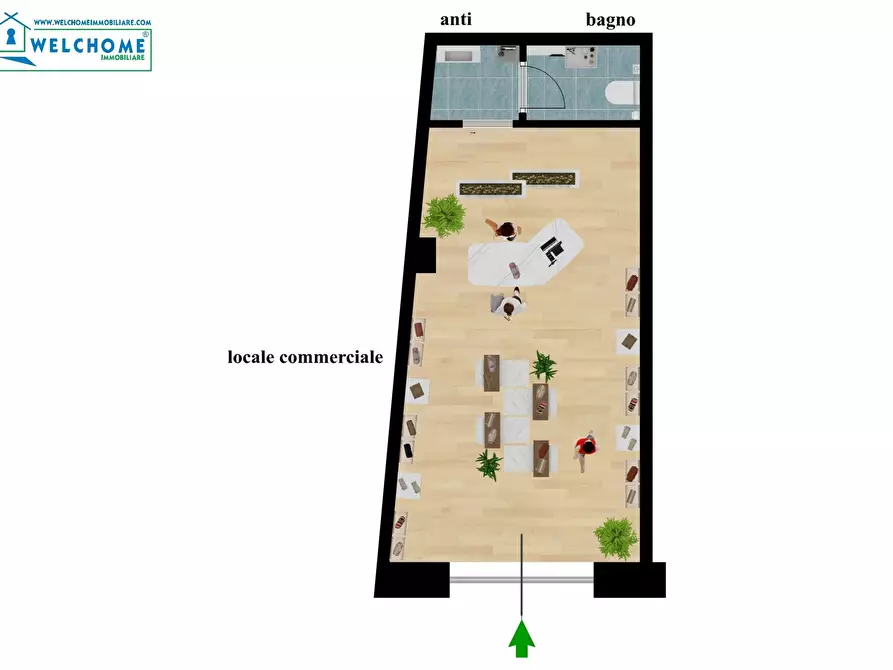 locale commerciale in vendita a Monserrato