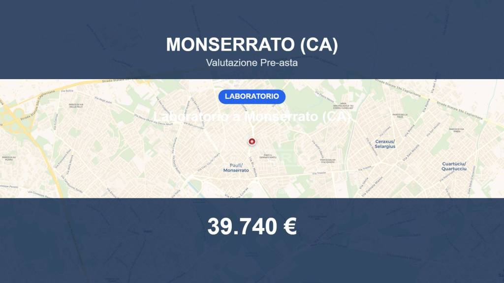 negozio in vendita a Monserrato