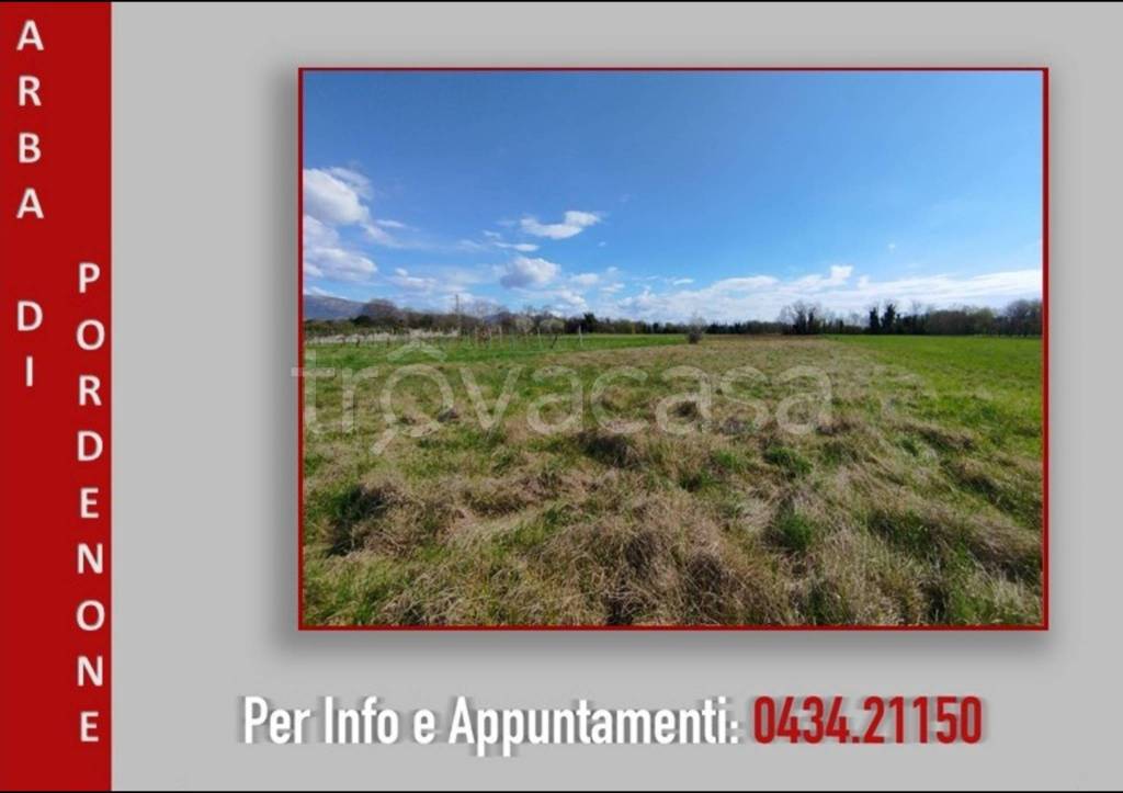 terreno agricolo in vendita ad Arba
