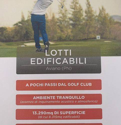 terreno edificabile in vendita ad Aviano