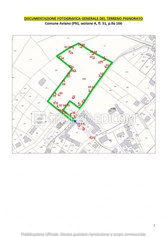 terreno edificabile in vendita ad Aviano