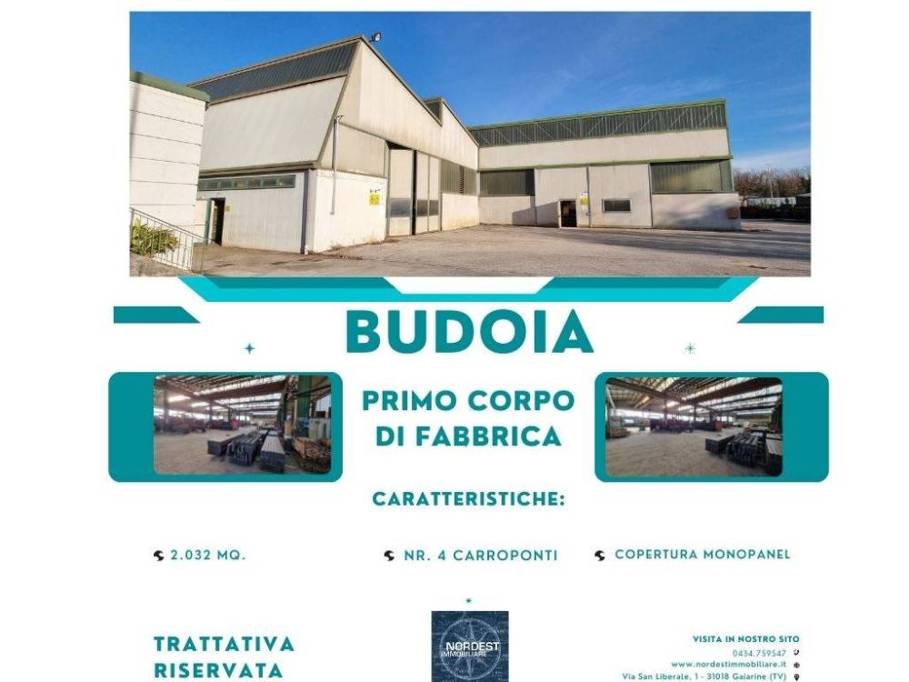 capannone in vendita a Budoia