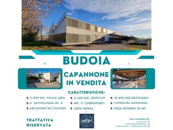 capannone in vendita a Budoia