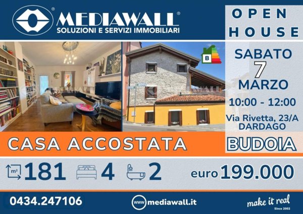 casa indipendente in vendita a Budoia in zona Dardago