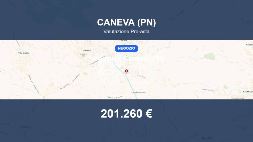 negozio in vendita a Caneva in zona Stevenà