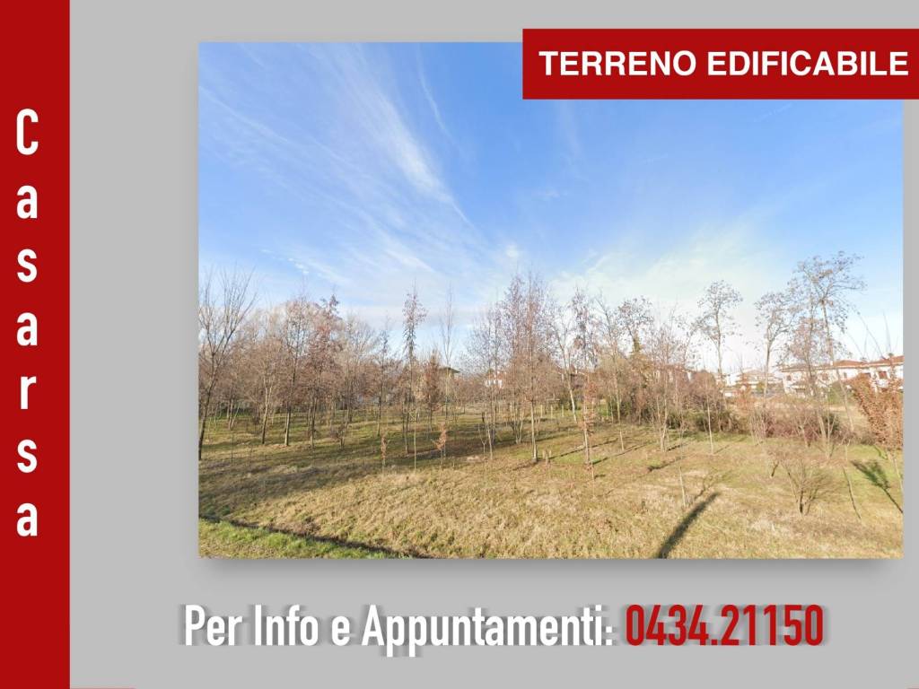 terreno edificabile in vendita a Casarsa della Delizia