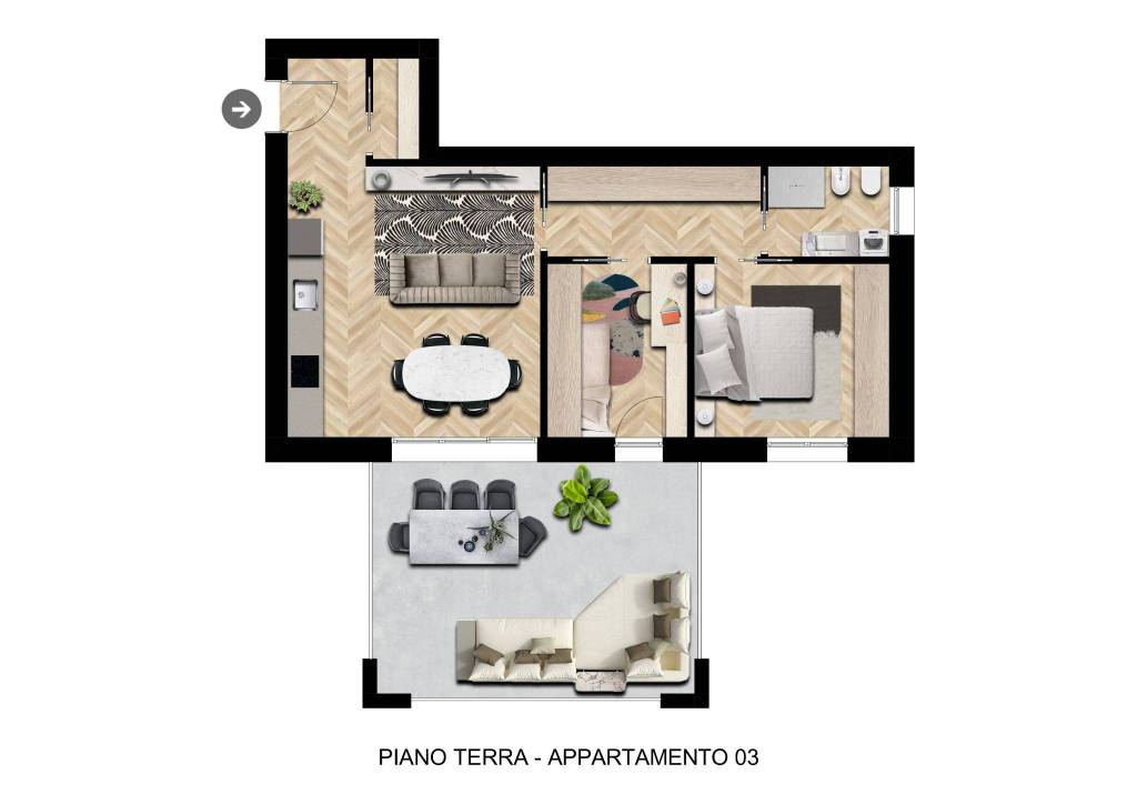 appartamento in vendita a Cordenons