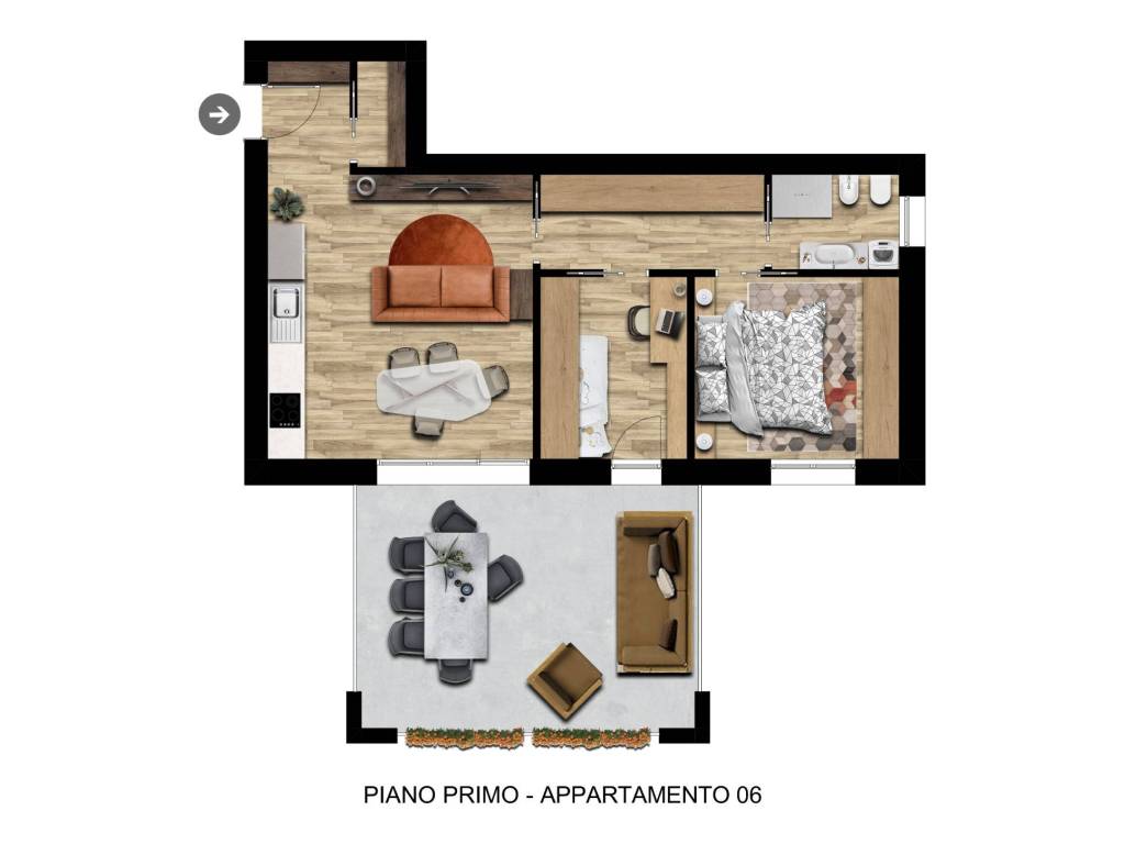 appartamento in vendita a Cordenons