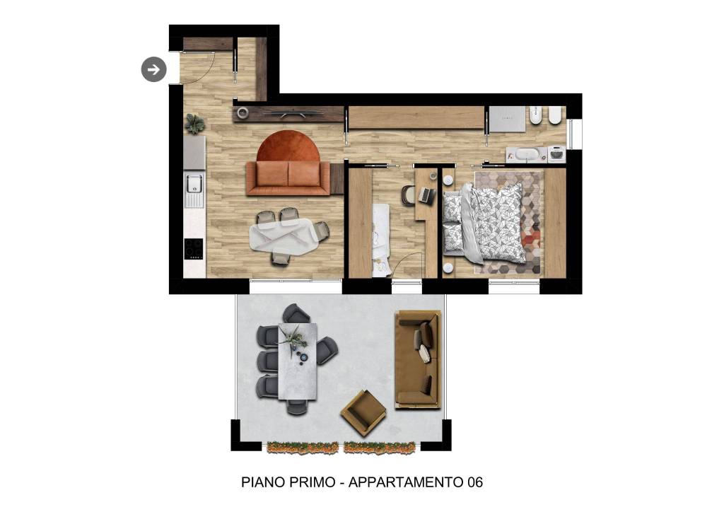 appartamento in vendita a Cordenons