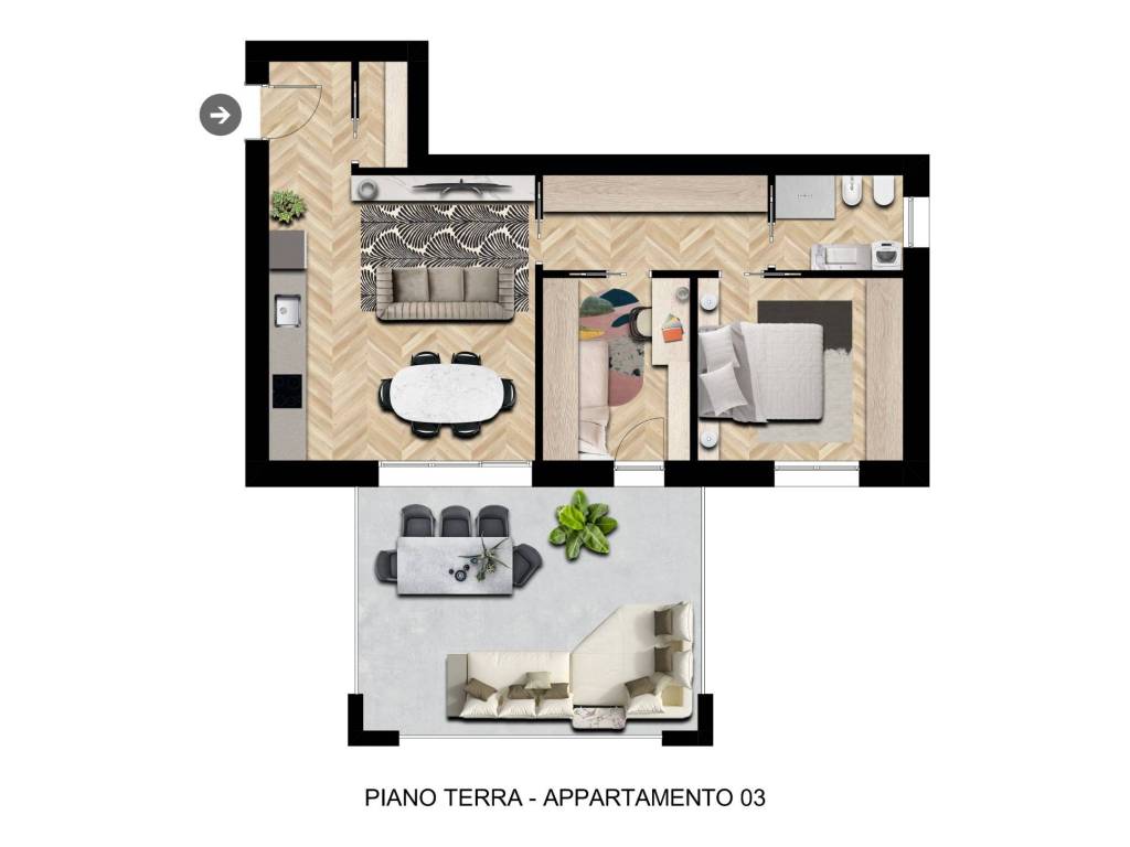 appartamento in vendita a Cordenons