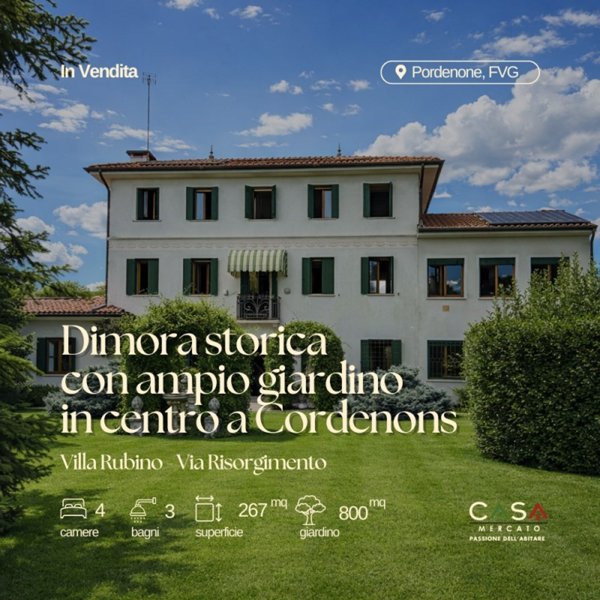 casa indipendente in vendita a Cordenons