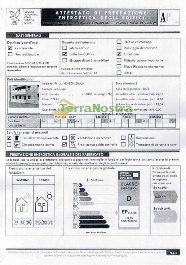 appartamento in vendita a Maniago