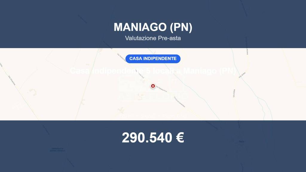 casa indipendente in vendita a Maniago in zona Campagna