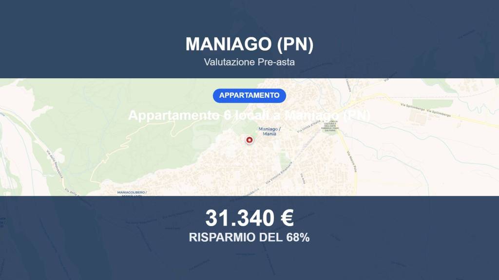 appartamento in vendita a Maniago