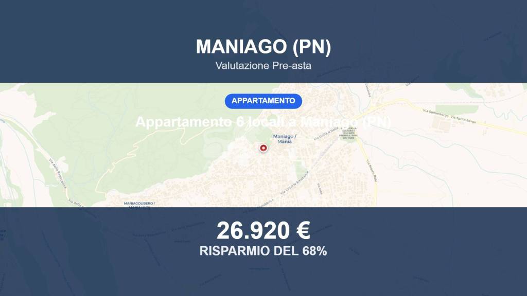 appartamento in vendita a Maniago
