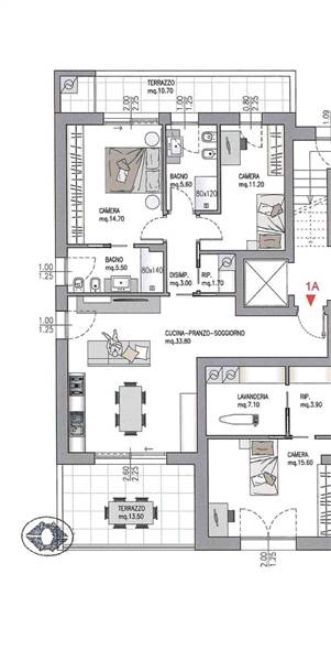 appartamento in vendita a Pordenone