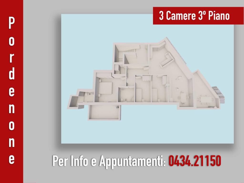 appartamento in vendita a Pordenone in zona San Gregorio