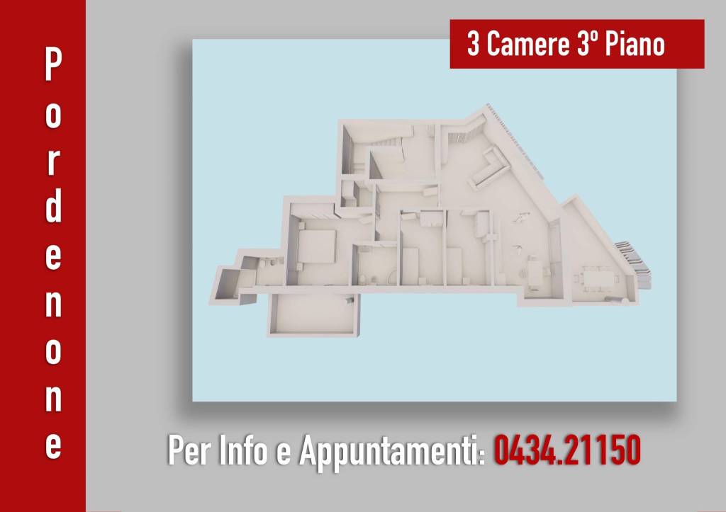 appartamento in vendita a Pordenone