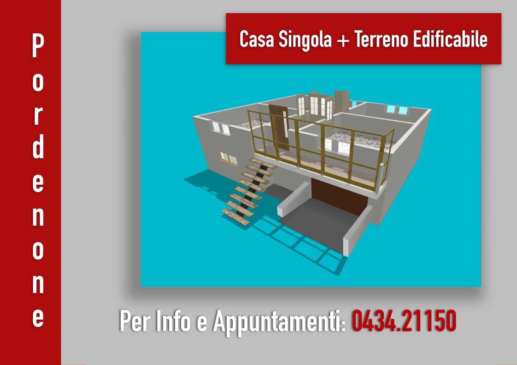 casa indipendente in vendita a Pordenone in zona Borgomeduna