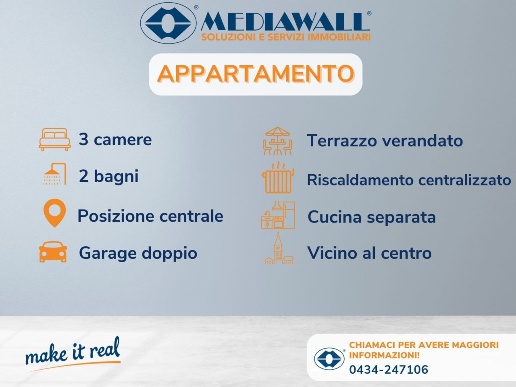 appartamento in vendita a Pordenone in zona Borgomeduna