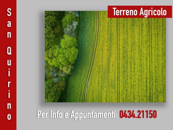 terreno agricolo in vendita a San Quirino in zona San Foca