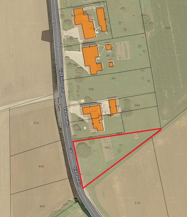 terreno edificabile in vendita a San Vito al Tagliamento in zona Rosa