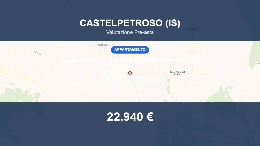 appartamento in vendita a Castelpetroso in zona Camere