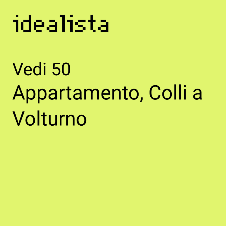 appartamento in vendita a Colli a Volturno